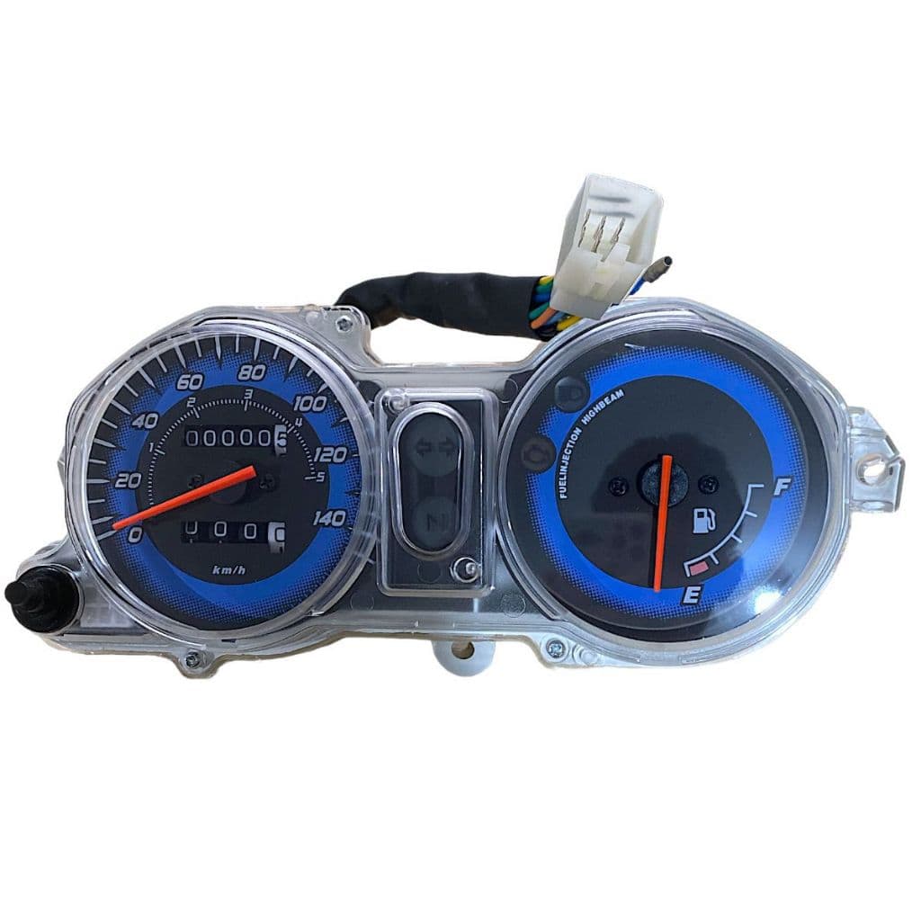 Painel Completo Para Moto Cg 150 Titan Esd Mix 2009 2012 Com Odômetro Azul