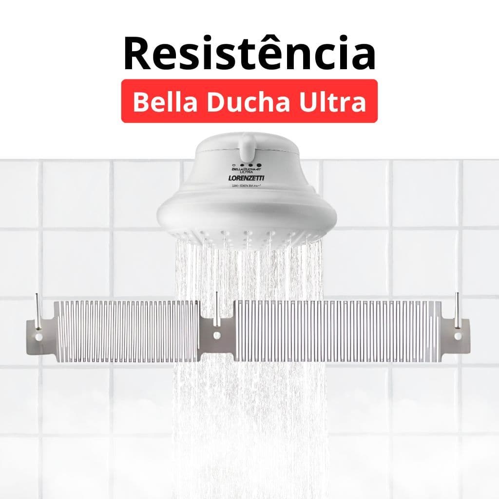 Resistência Elétrica Para Chuveiro Ducha Bella Ducha 4 Temperaturas Ultra Lorenzetti Original 127V/220V