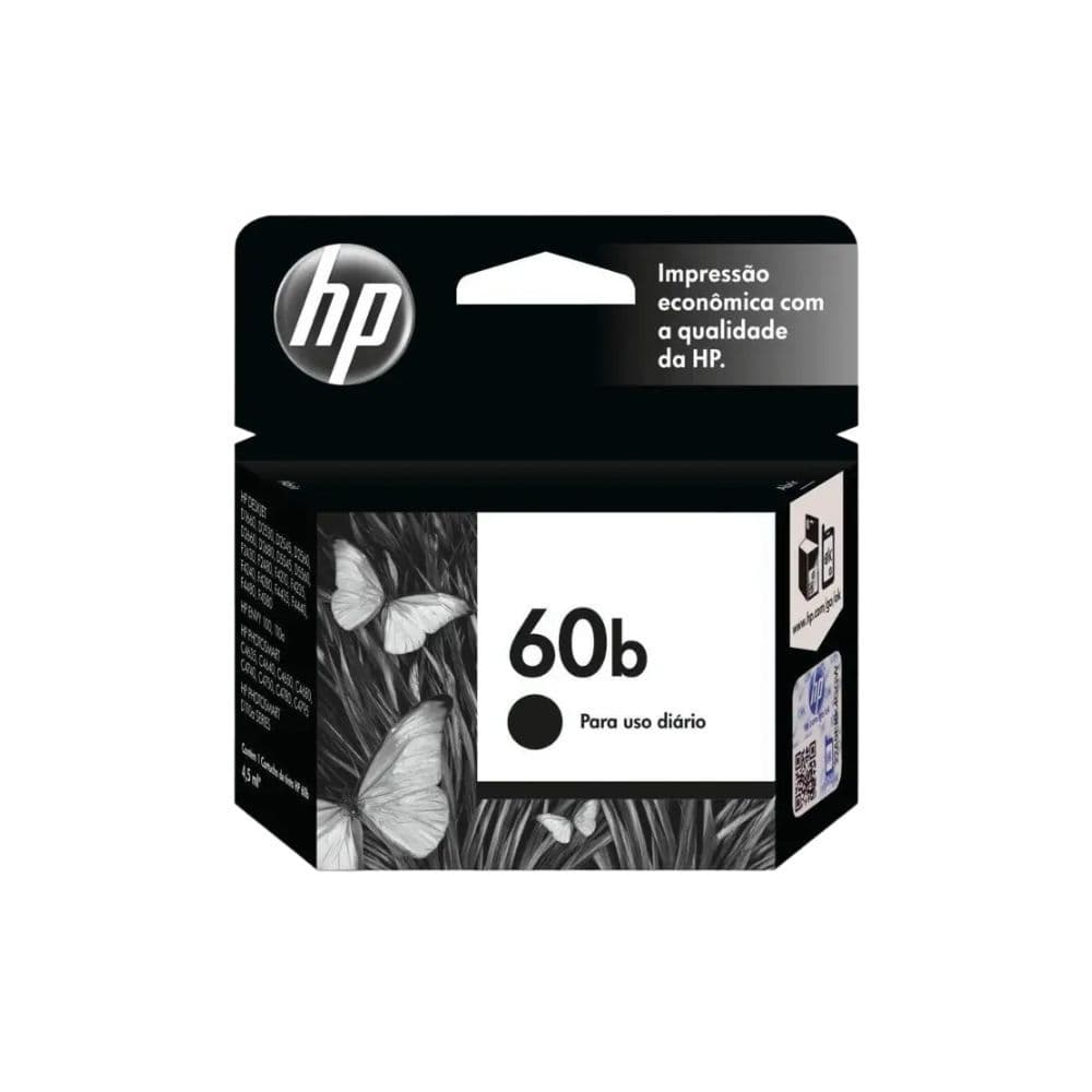 Cartucho de Tinta HP 60B Preto - Original