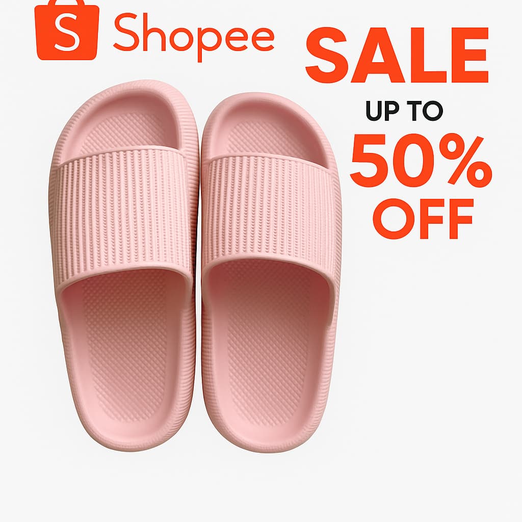 By Feet Nuvem Chinelo Leve E Confortável Rosa