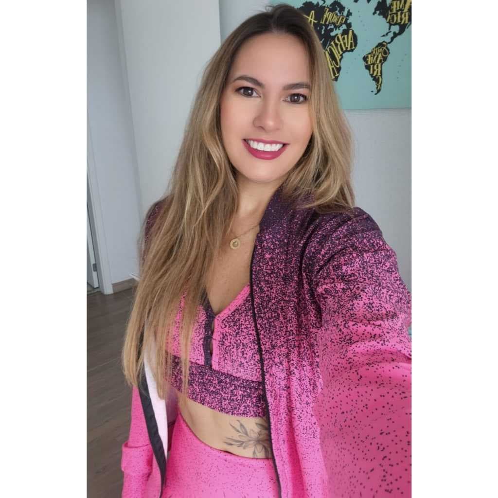 Conjunto Fitness Calça + Top + Casaquinho Trijunto Suplex Coleção Urban Moda Fitness