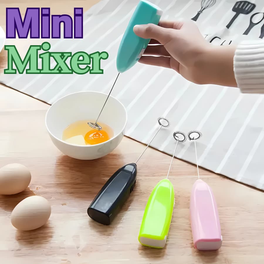 Mini Mixer Misturador de Bebidas Elétrico Portátil Multiuso Envio Imediato
