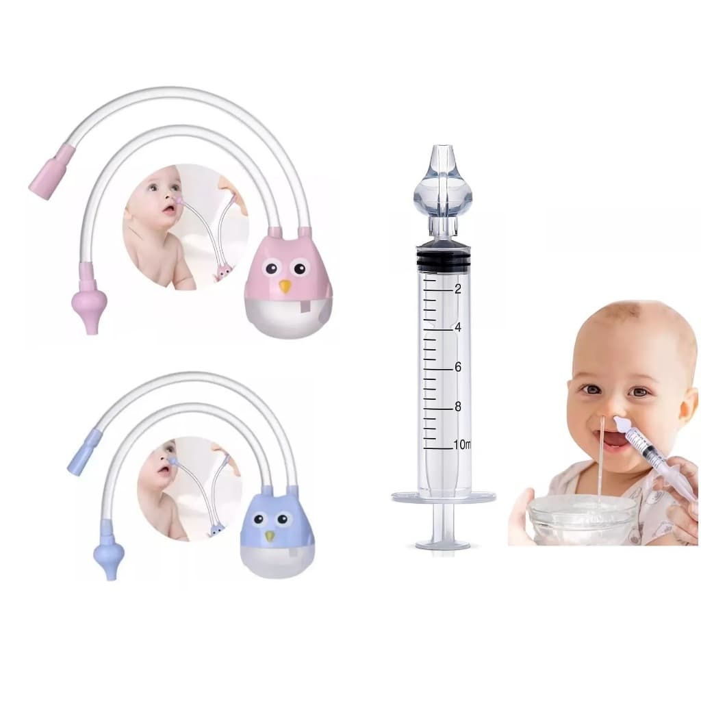 Lavagem Nasal Aspirador nasal de bebê  criança higiene nariz sugador catarro Meleca Sinusite