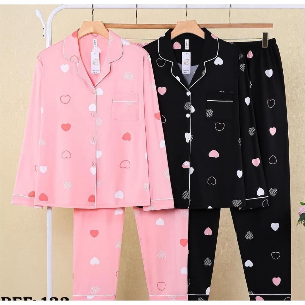 PIJAMA AMERICANO LONGO IMPORTADO MATERNIDADE POS CIRÚRGICO CONFORTO