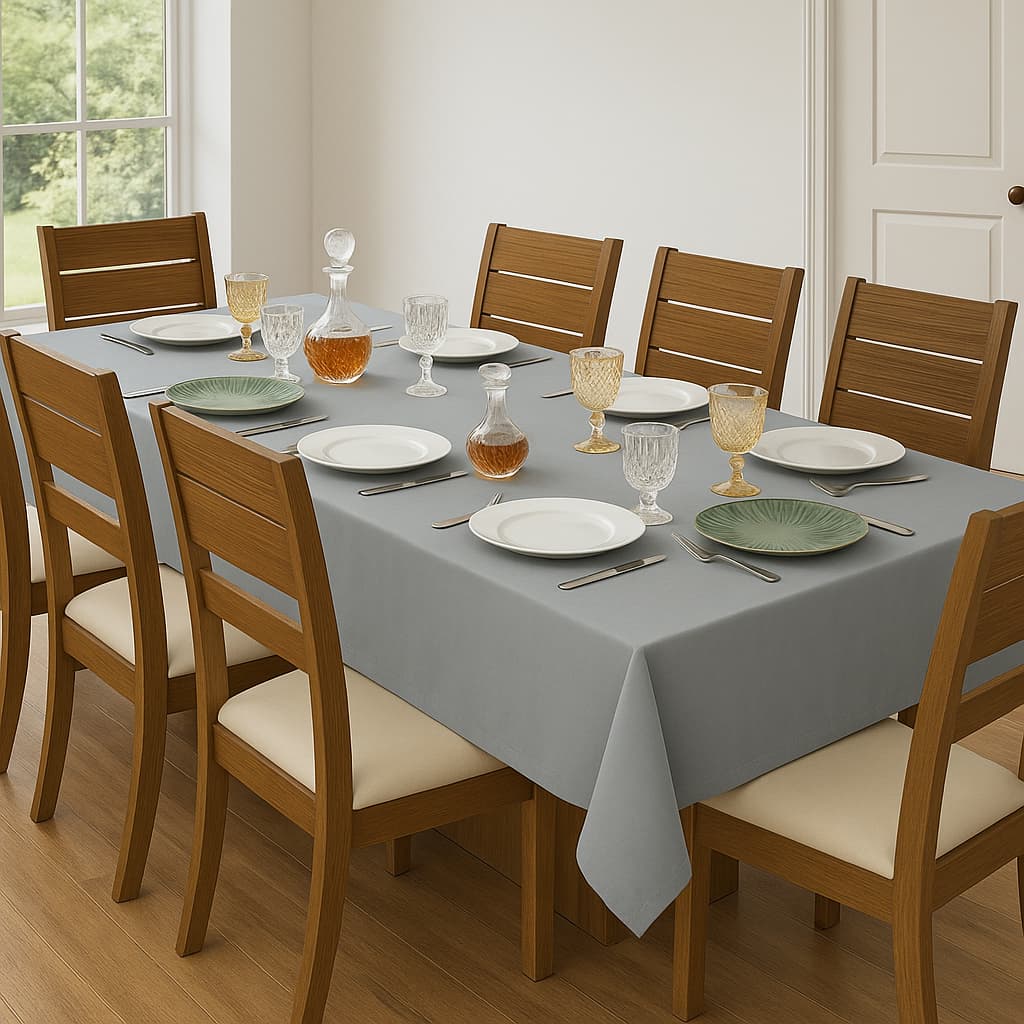 Toalha de Mesa Impermeável 8 Lugares Térmica de 1,40 x 2,50m Diversas Cores
