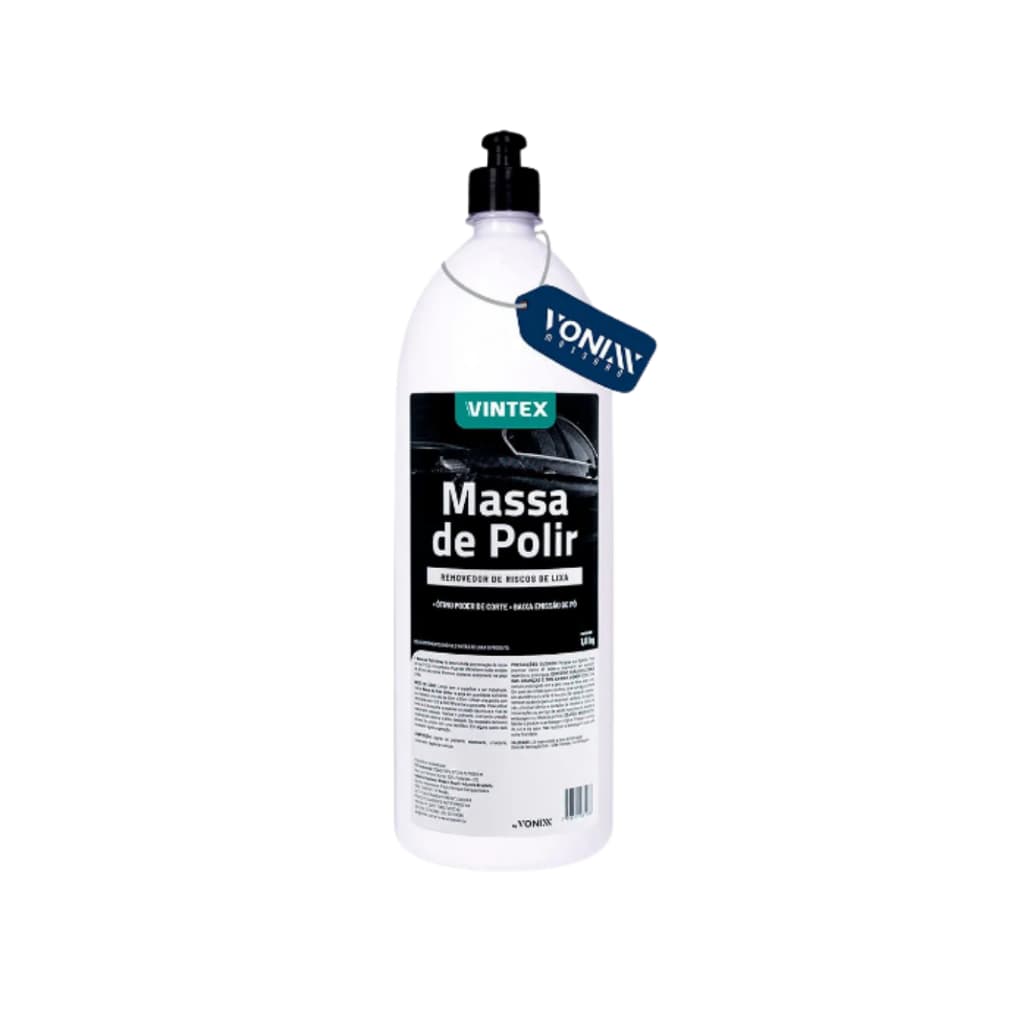 Massa De Polir 1,8kg Tira Manchas E Riscos De Lixa Vintex