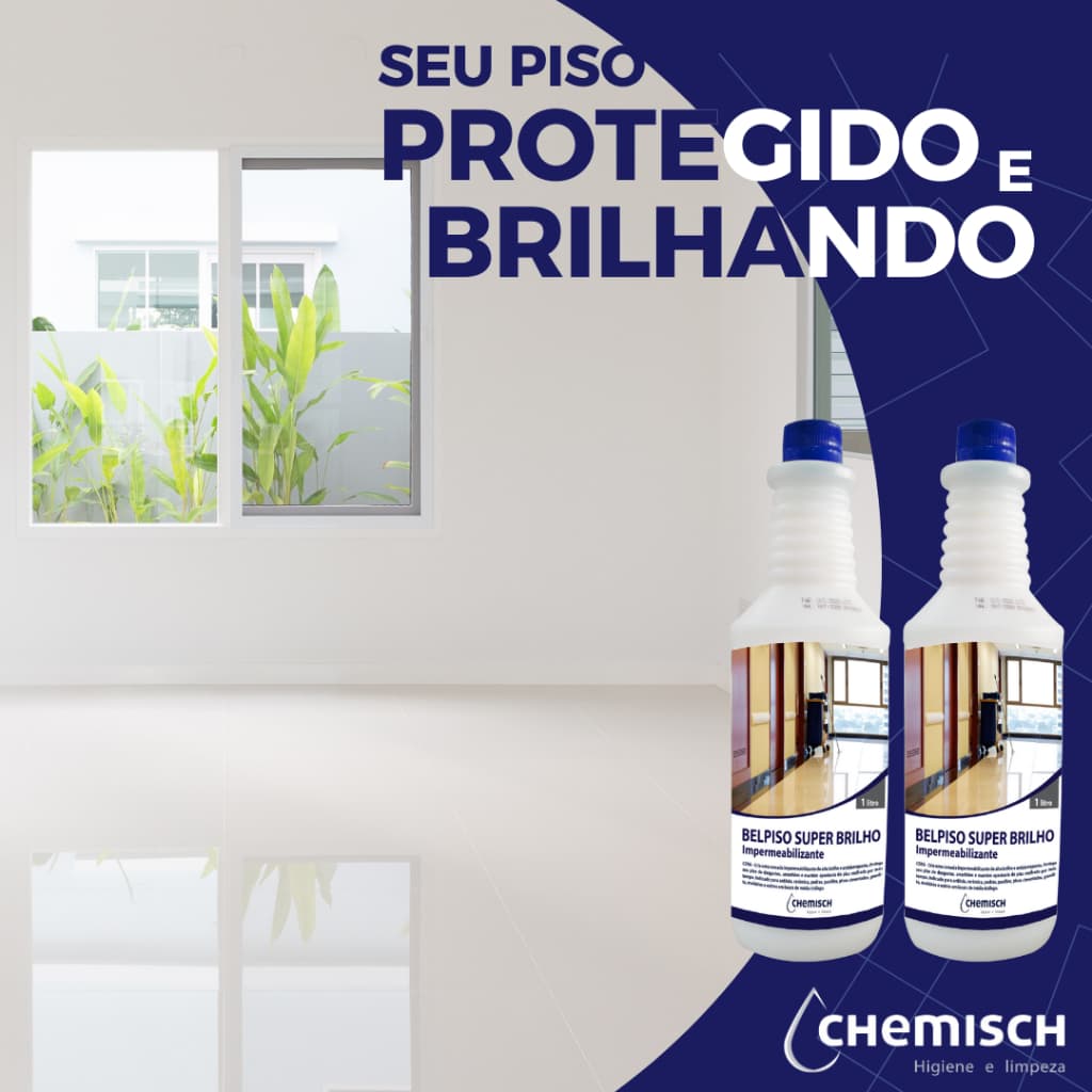 Cera Pra Pisos Queimados Renova Brilho Super Brilho Kit 2L