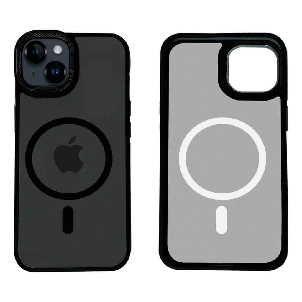 Capinha para iPhone 14, iPhone 14 Pro, iPhone 14 Pro Max Fume Magnética com Suporte