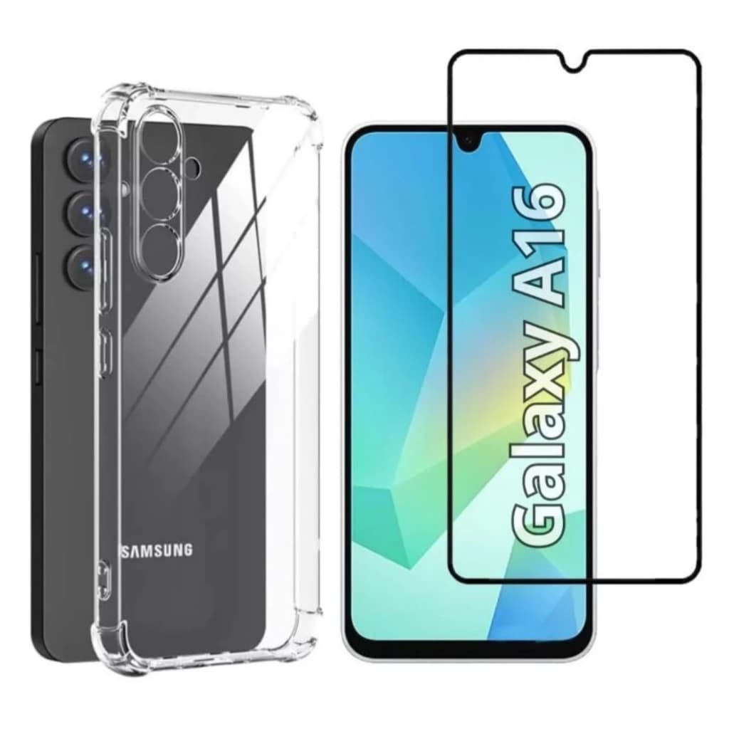Capa Capinha Anti Impacto + Pelicula Para Samsung A16