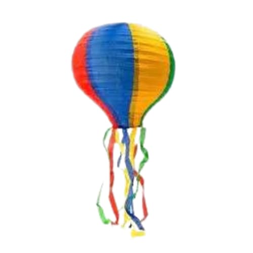 Balão Tipo Lanterna De Papel Para Festa Junina Colorida Média 30cm De Diâmetro