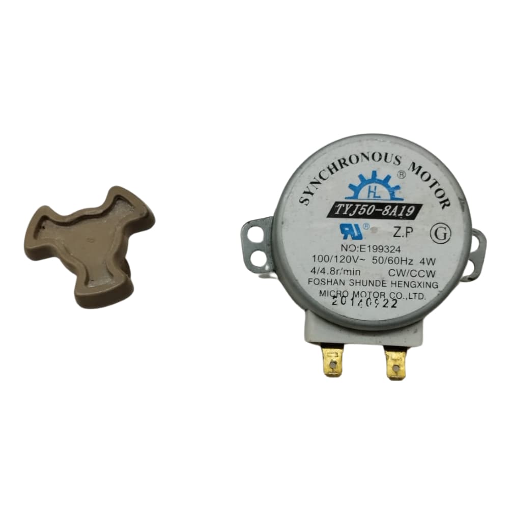 Motor de prato original + trevo para microondas Modelo NNST654WRUN 127v