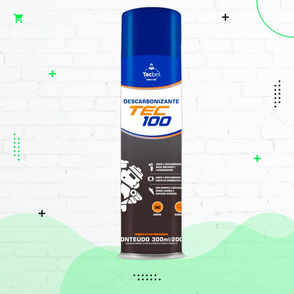 Descarbonizante Limpa TBI , Carburador , bicos e borboleta - 300ml tecbril tipo car80