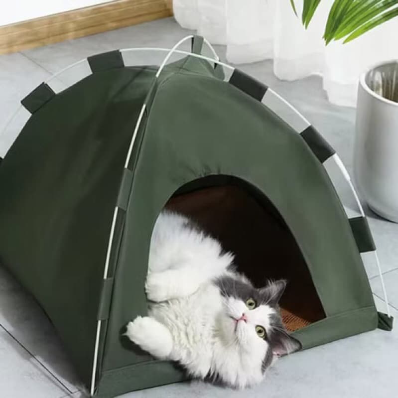 Barraca Tenda Para Cães E Gatos Casinha Dobrável Portátil