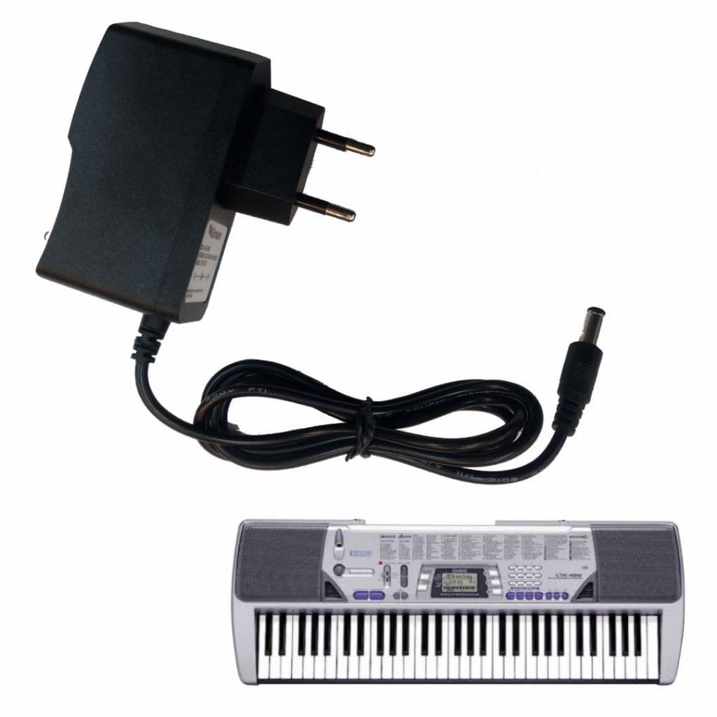Fonte De Alimentação Para Teclado Casi o CTK-496 Bivolt ( Cabo De Força / Cabo De Energia / Carregador )  - R2533