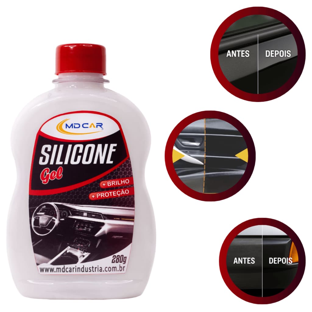 Silicone Gel - Silicone Automotivo - Hidratante Restaurador de Plástico Automotivo ! ✨💎