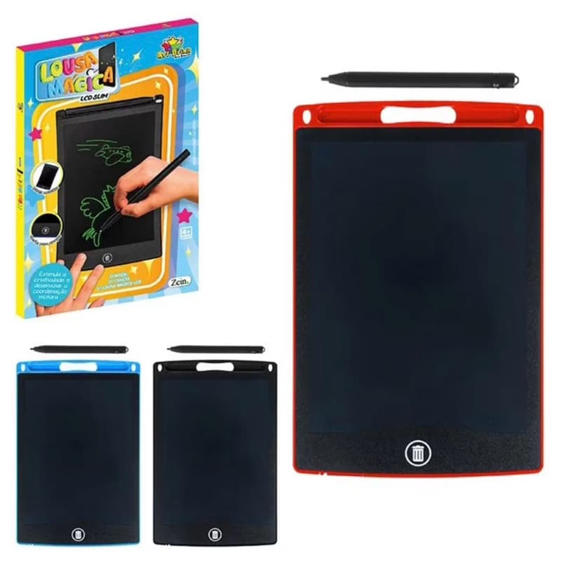 Tablet lousa mágica infantil LCD brinquedo lousa mágica tablet de brinquedo