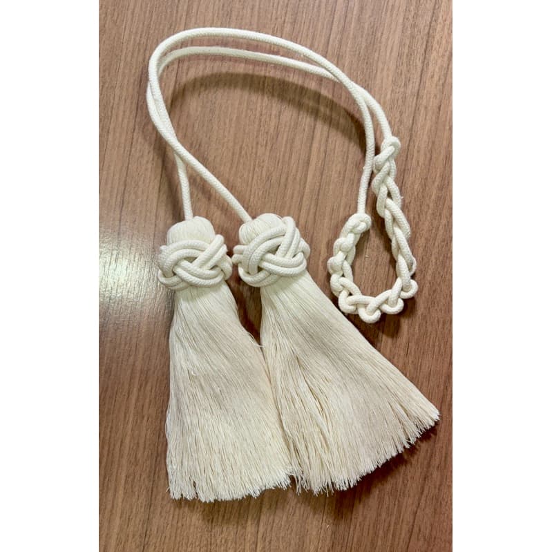 prendedor de cortina par/macrame