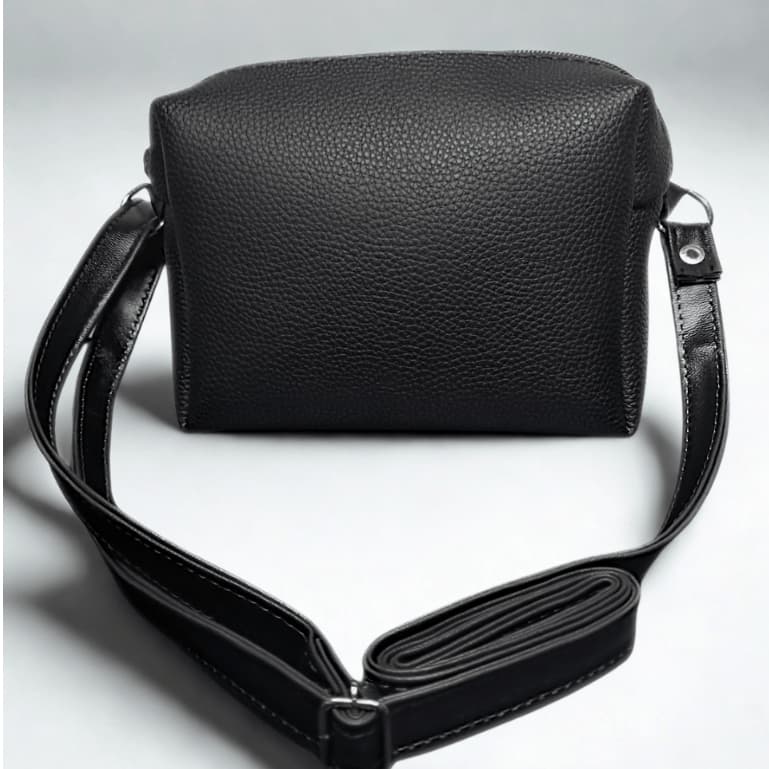 Bolsa Feminina Transversal Pequena Couro Sintético Premium  Alça Regulável