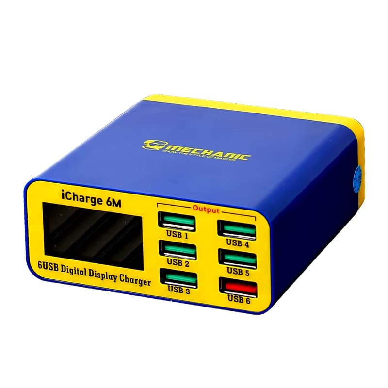 Carregador Icharge Usb Medidor De Corrente E Tensão Mechanic