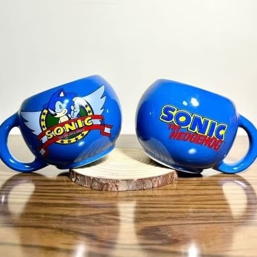 Caneca Porcelana colecionável Sonic 350ml