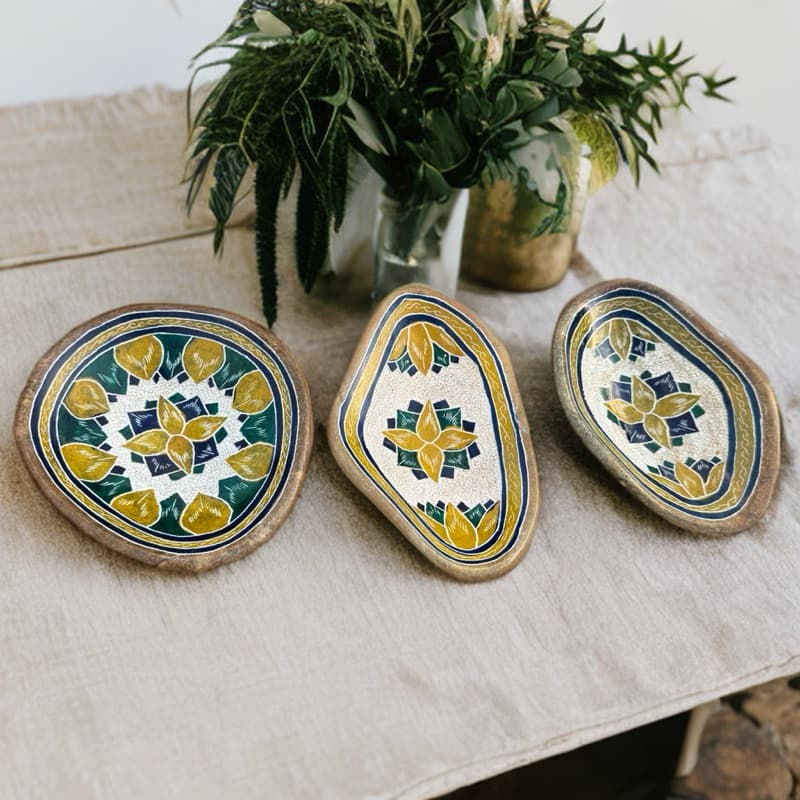 Pratinho De Pedra Sabão Porta Joias Enfeite Decorativo Para Decoraçao Porta Treco Multiuso Centro de mesa