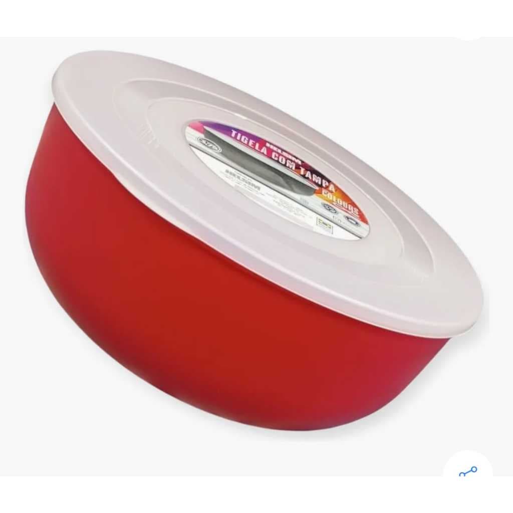 Saladeira Grande Com Tampa hermética  Helsim 3,75 Ml