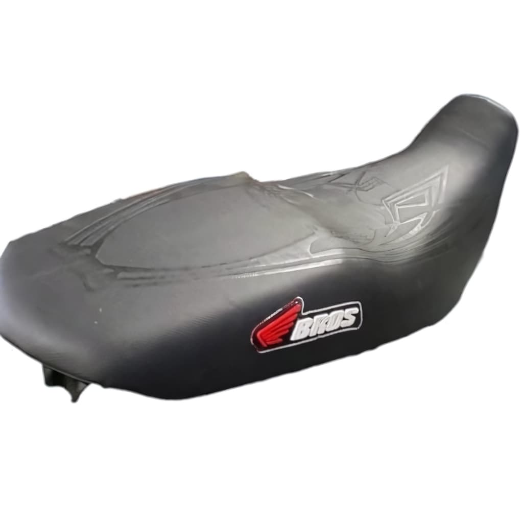Capa Banco Moto Emborrachada Com Logo Bros Na Lateral Preta Bros 125/150/160