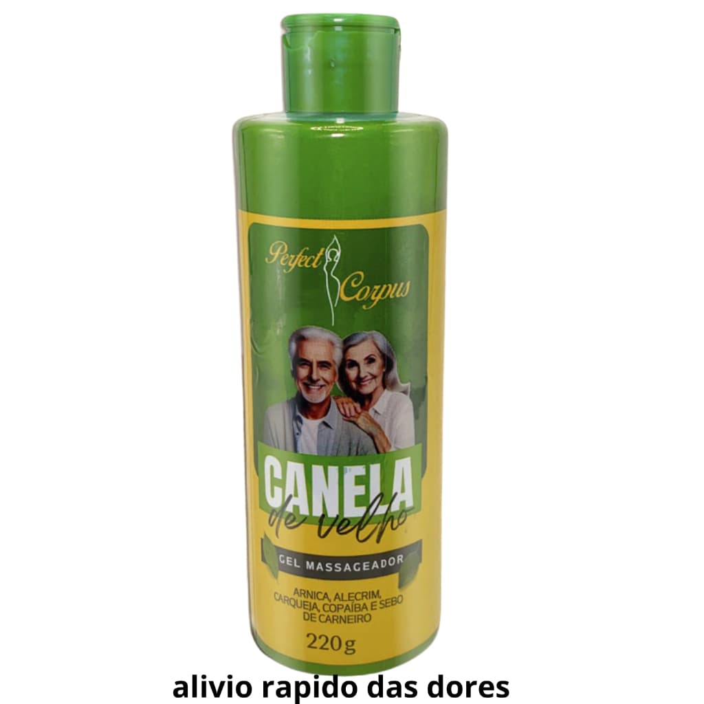 Canela de velho Pomada Masageadora Gel 220g Cada Gel Super Resultado