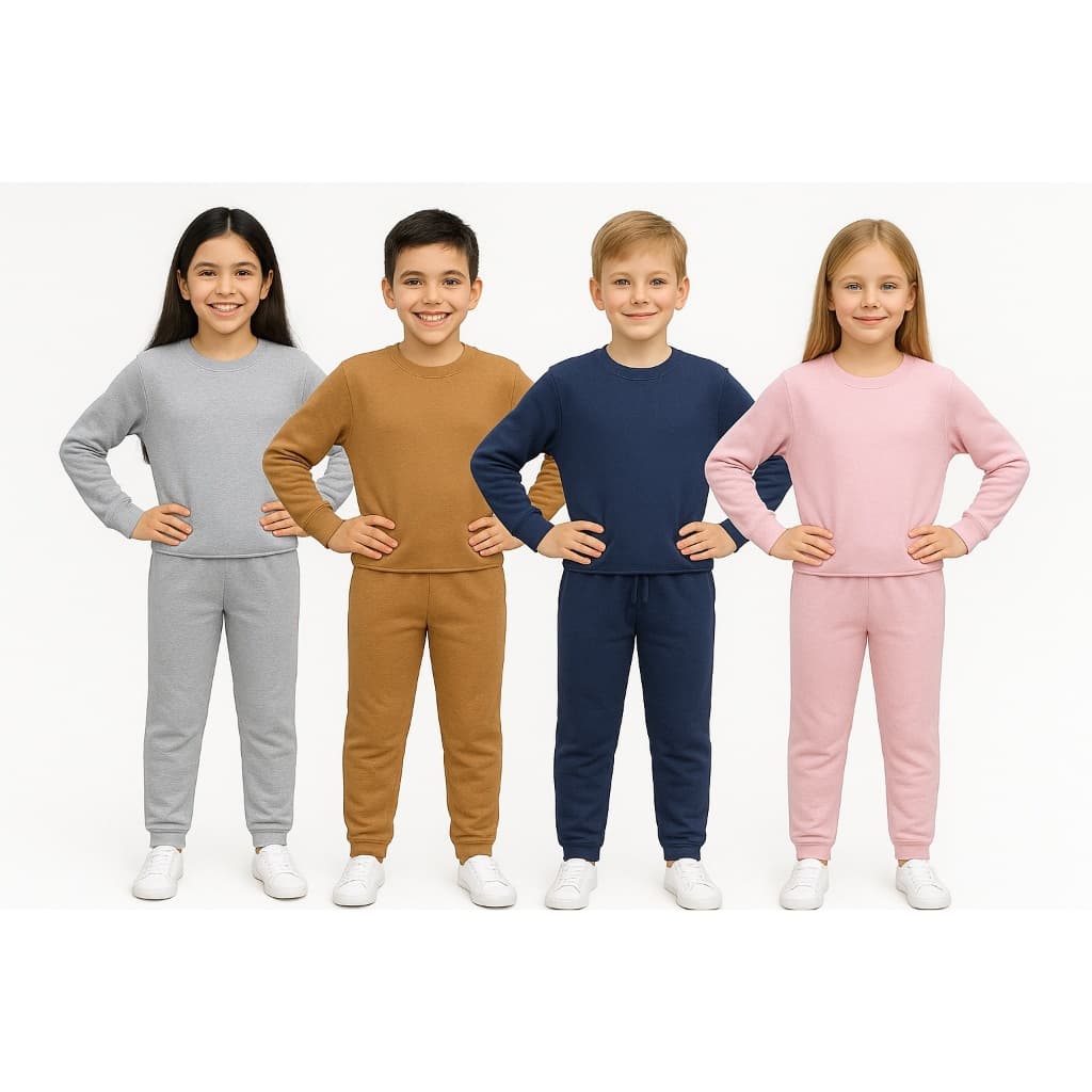 Conjunto de moletom  infantil menino e menina 02 ao 12 pelúciado quentinho e confortável.