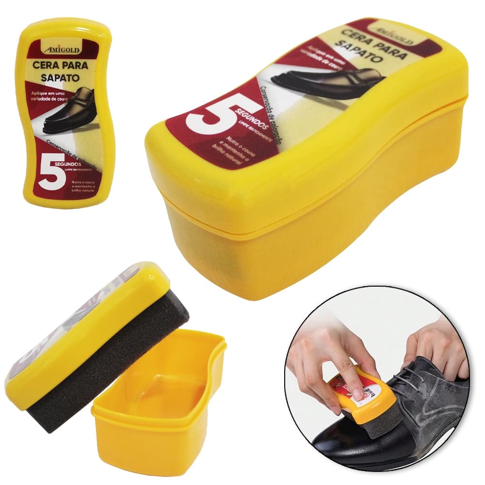 CERA PARA SAPATO 12X6X5,5CM Código 3835908