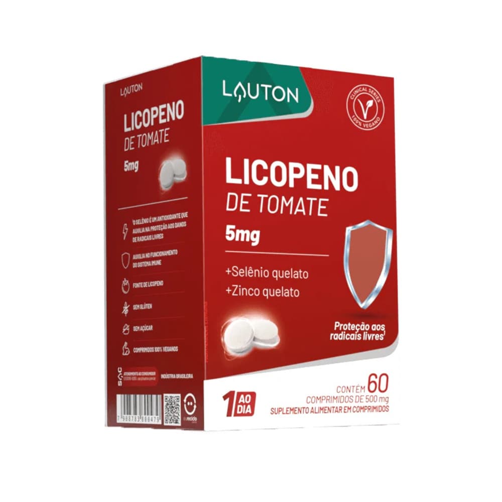 Licopeno De Tomate Lauton Nutrition 60 capsulas