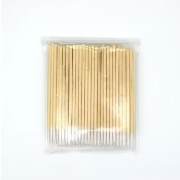 Kit Palito com 300 unidades 10cm algodão acabamento designer  de henna sobrancelhas e manicure