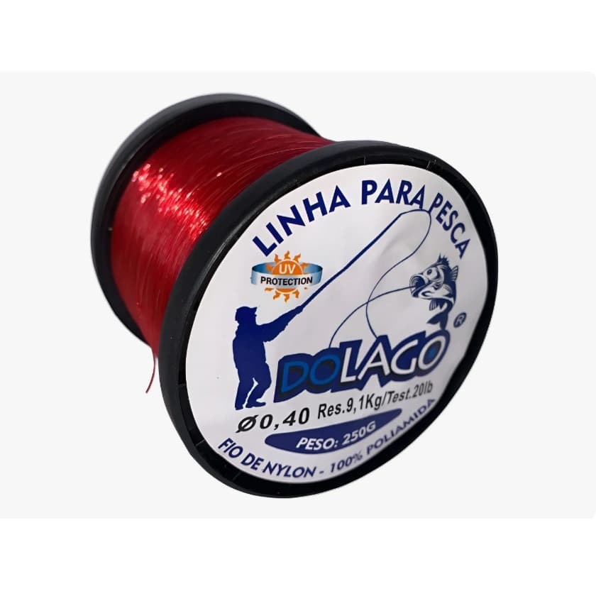 Linha do lago coloridas 0,40 com 250g