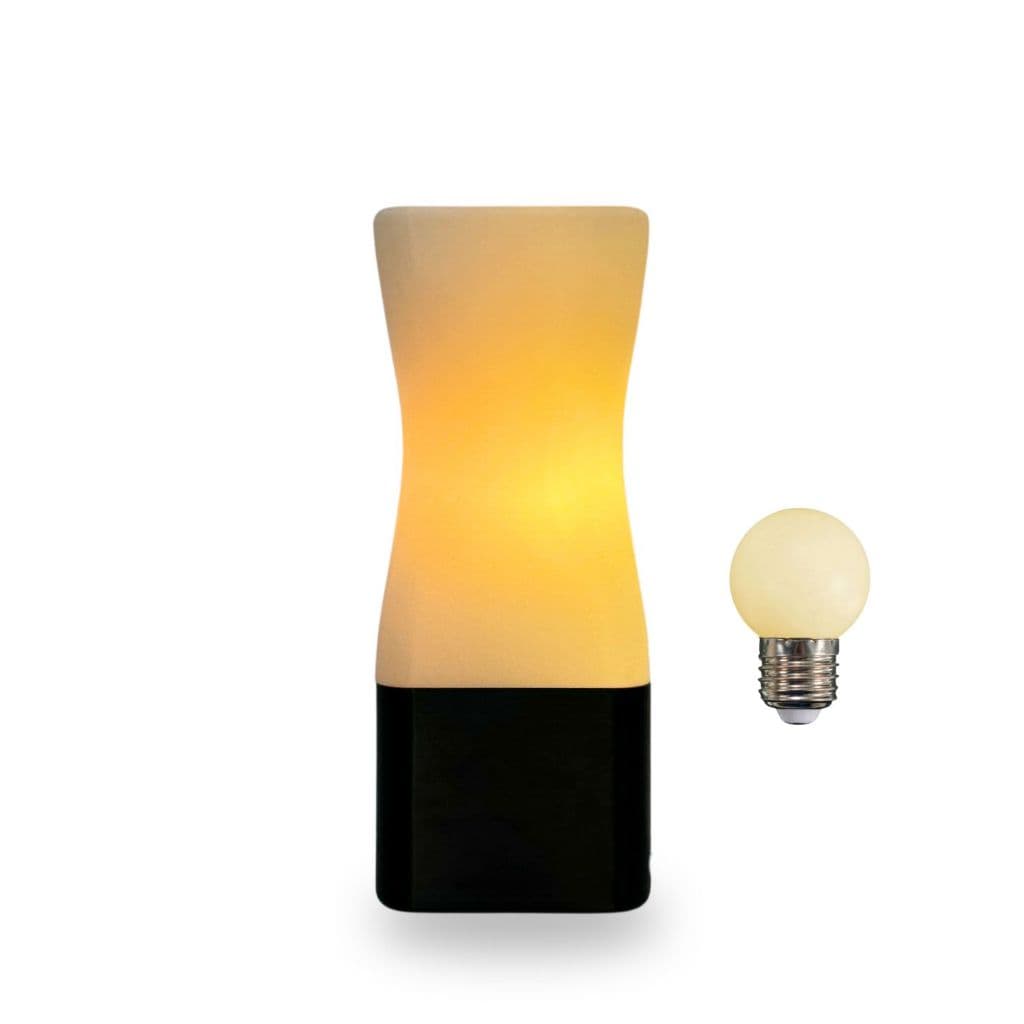 Abajur Luminária Minimalista figura ampulheta Moderno para quarto e sala