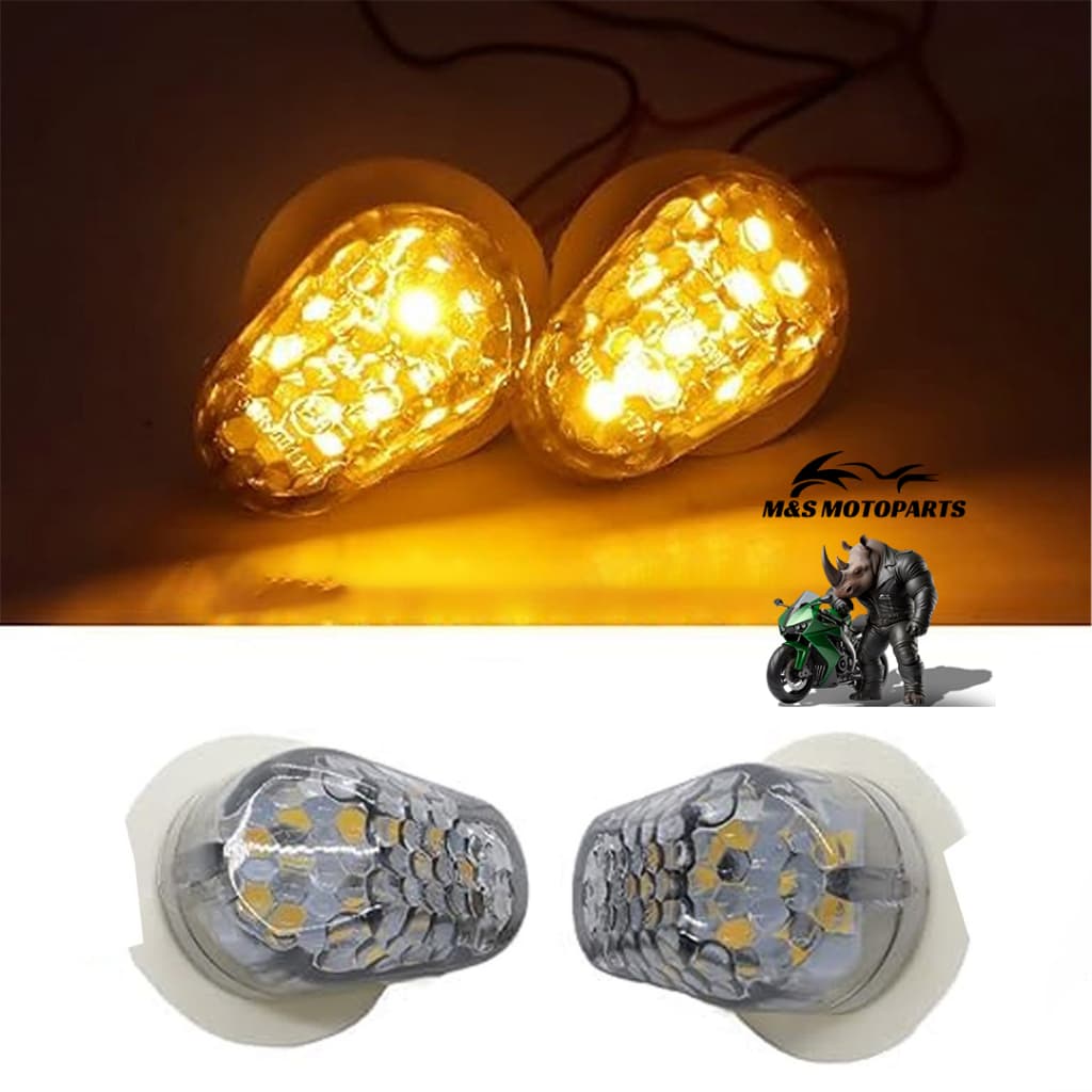 Par de Pisca Seta Carenagem LED Esportivo R6 XJ6 R1 Yamaha
