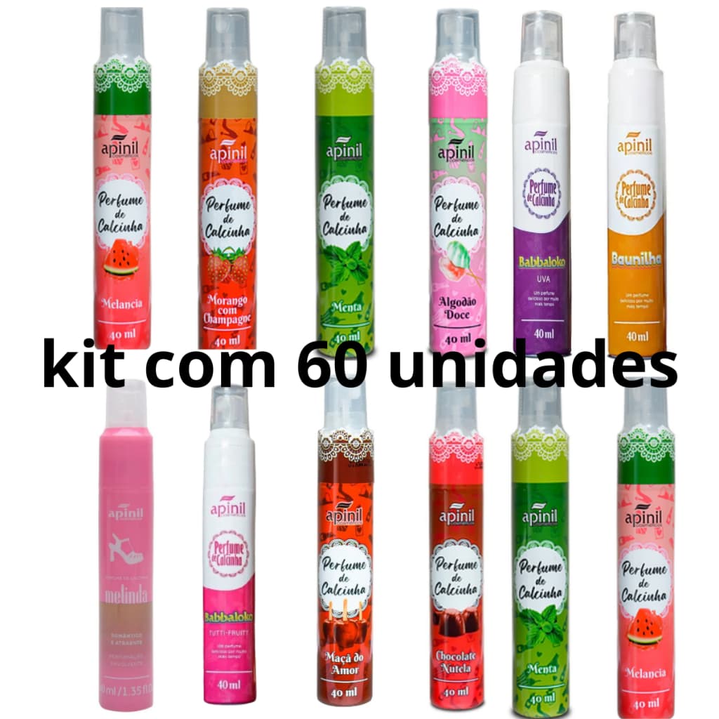 KIT 60 PERFUMES INTIMOS - APINIL