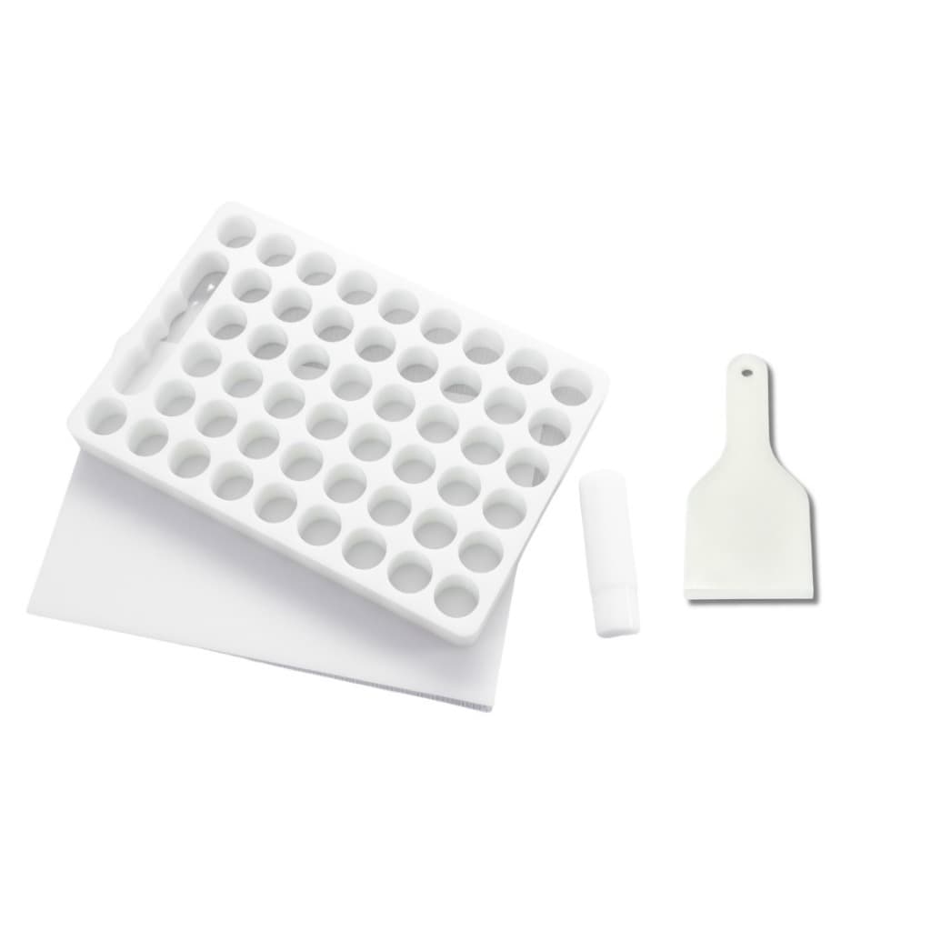 Placa Porcionadora 15g 50 furos Acompanha Super Espátula Profissional148