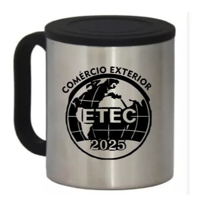14 Caneca De Inox Com Tampa De Plástico, 180 Ml Personalizado