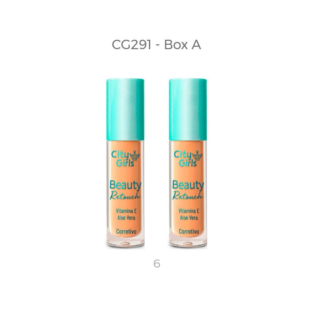 2un. Corretivo Líquido Beauty Retouch - Box A City Girls COR 6