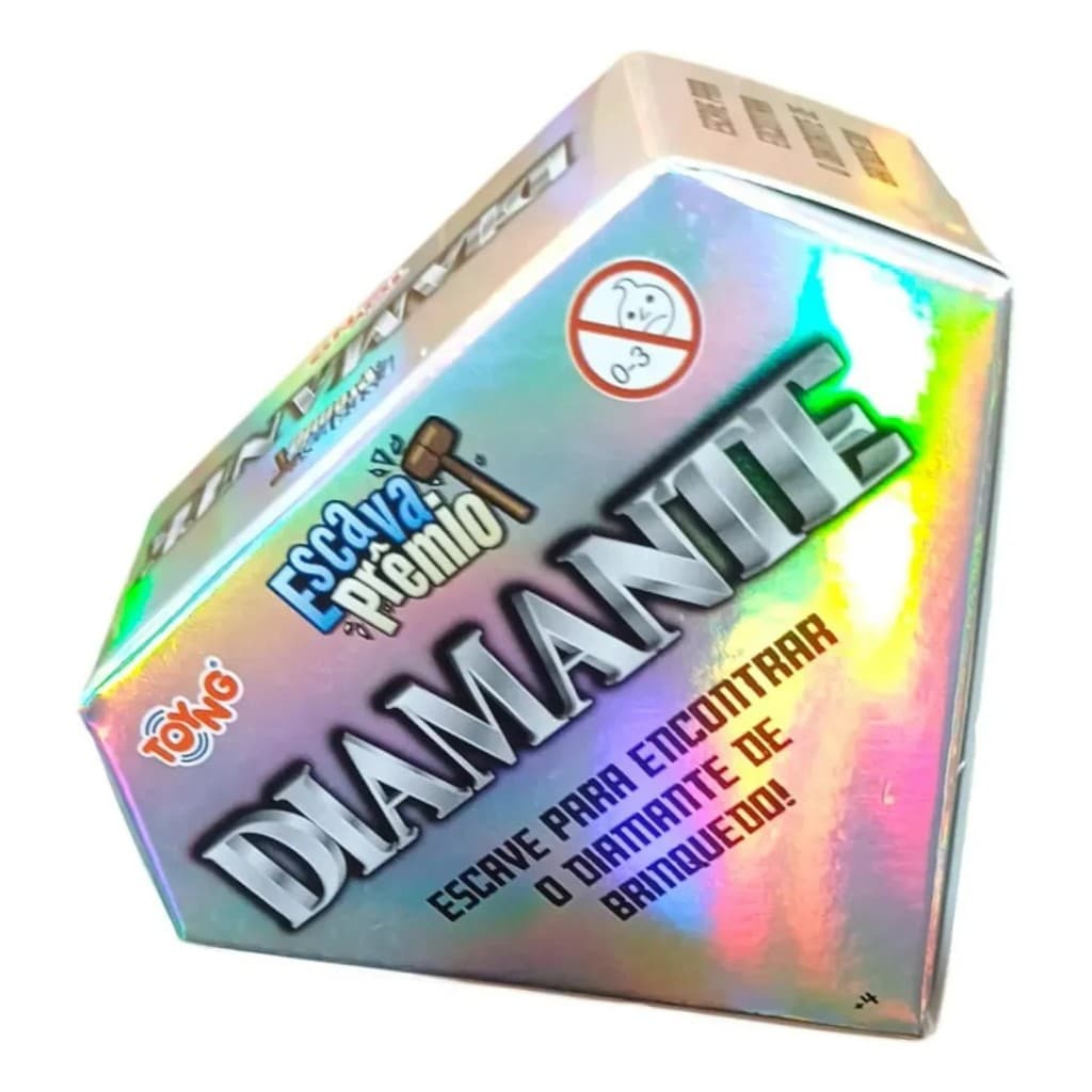 Brinquedo Escava Prêmio Diamante Com Ferramentas Toyng