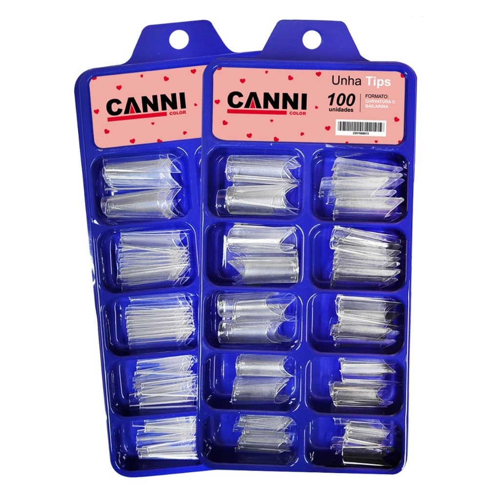 Tips Curvatura C & Bailarina C/100 transparente para acrigel