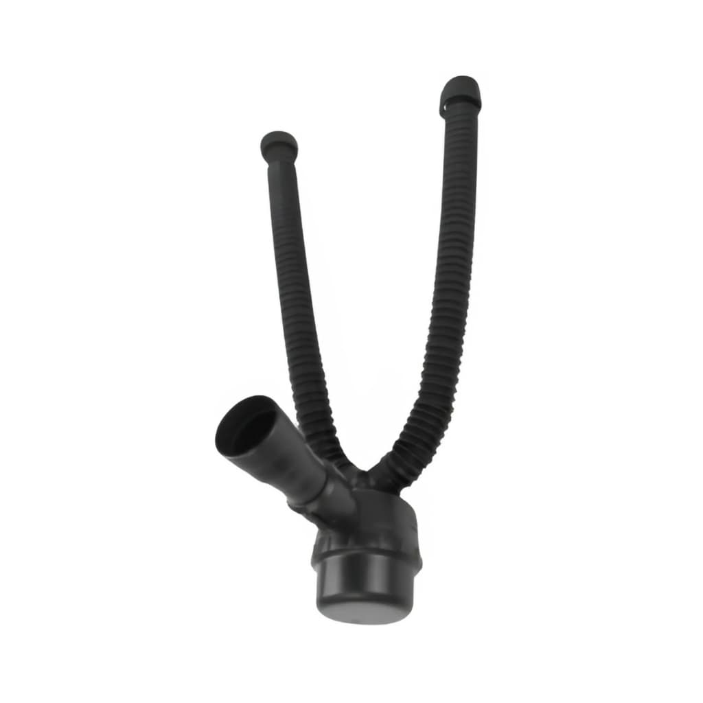 Sifao Copo Duplo Universal Preto Cuba Sanfonado Pia Flexivel
