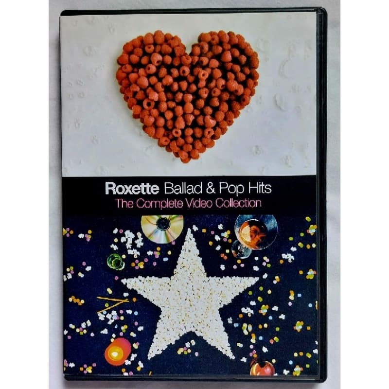 Dvd roxette ballad pop hits The complete vídeo collection SEMINOVO