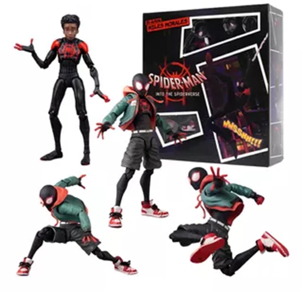 Boneco Homem-aranha Miles Morales Brinquedo Action Figure