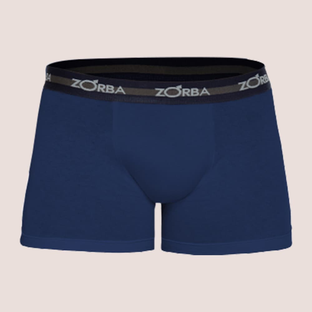 Cueca Zorba Em Algodão Toque Suave Modelagem Boxer Oferece Liberdade De Movimento