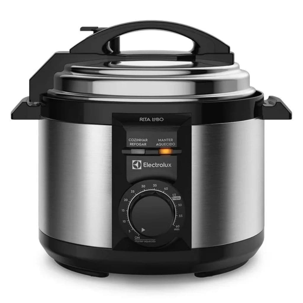 Panela de Pressão Elétrica Silenciosa 60Hz Efficient 3L Copo Medidor 160ml Concha 700w Electrolux