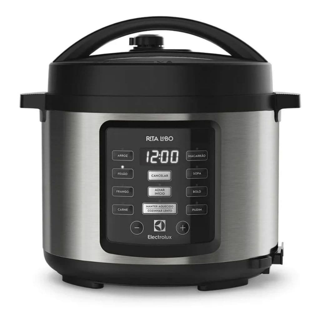 Panela de Pressão Elétrica 1000w Experience Digital 5 Litros Desligamento Automático Electrolux