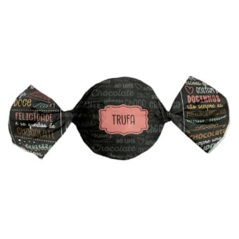 Papel Trufa 14,5x15,5cm - New Lousinha - 100 unidades - Cromus