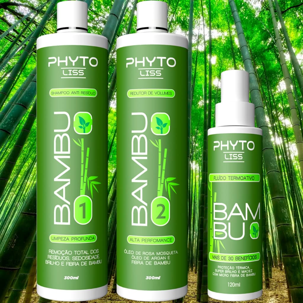 Kit Selagem Sem Formol Fibra de Bambu + Protetor Térmico