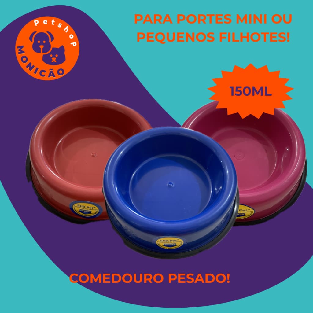 Still Pets comedouro e bebedouros a partir de 150ml
